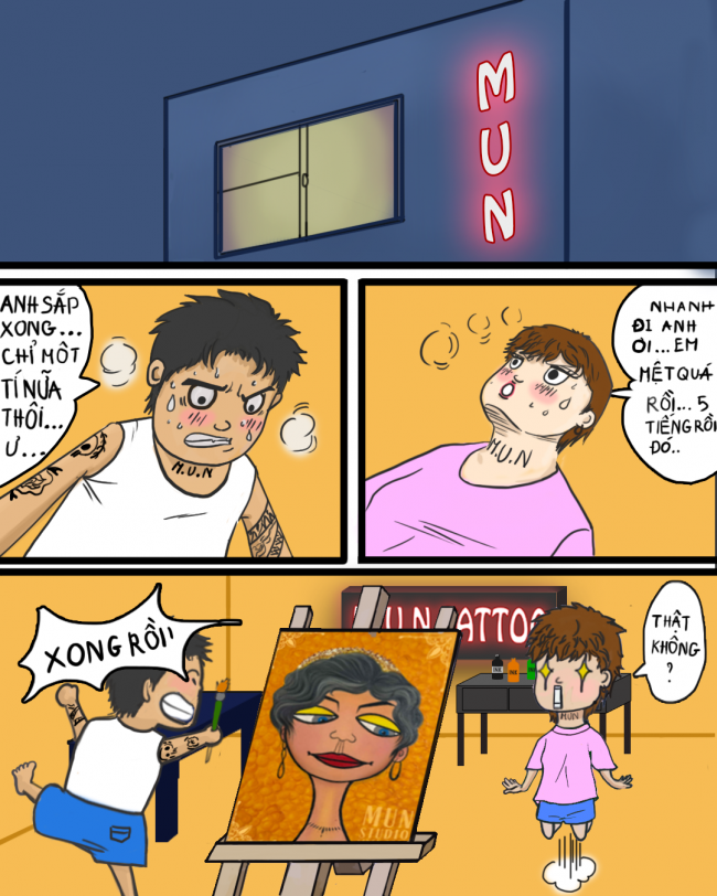 Linh vật tiệm xăm